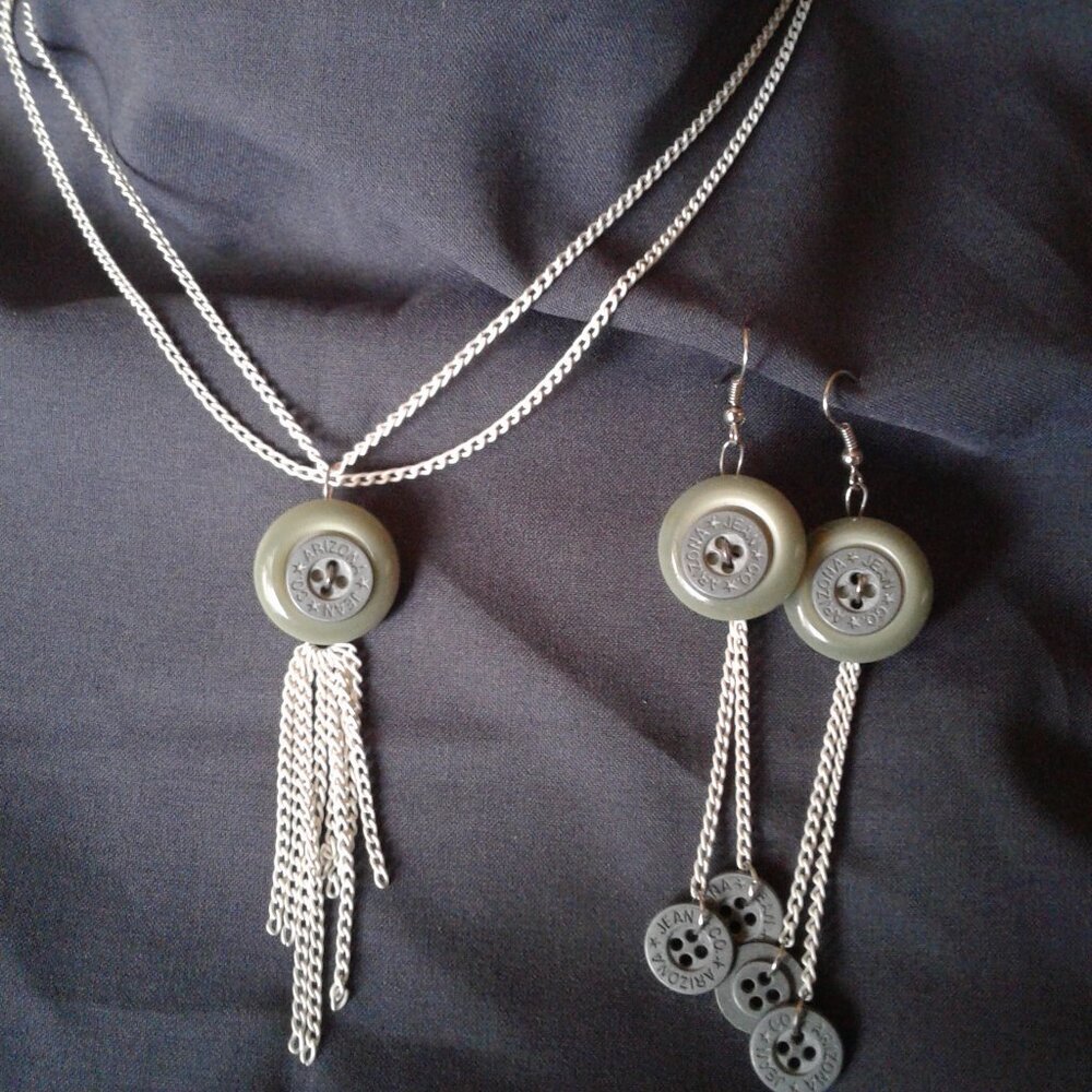 Handmade  Earrings Necklace Set